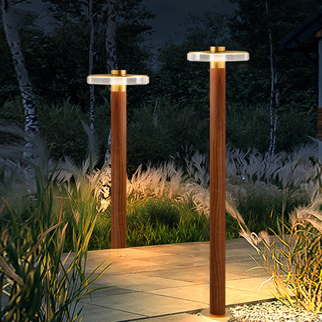 Modern Gold LED Pathway Lights Waterproof Landscape Lighting