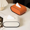 Modern Leather Tissue Box