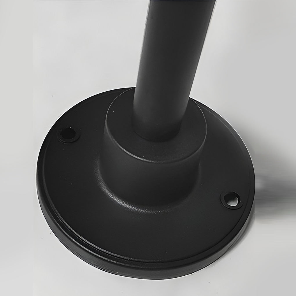 Outdoor LED Pathway Light Mushroom Style Black Aluminum Acrylic Garden Landscape Lamp