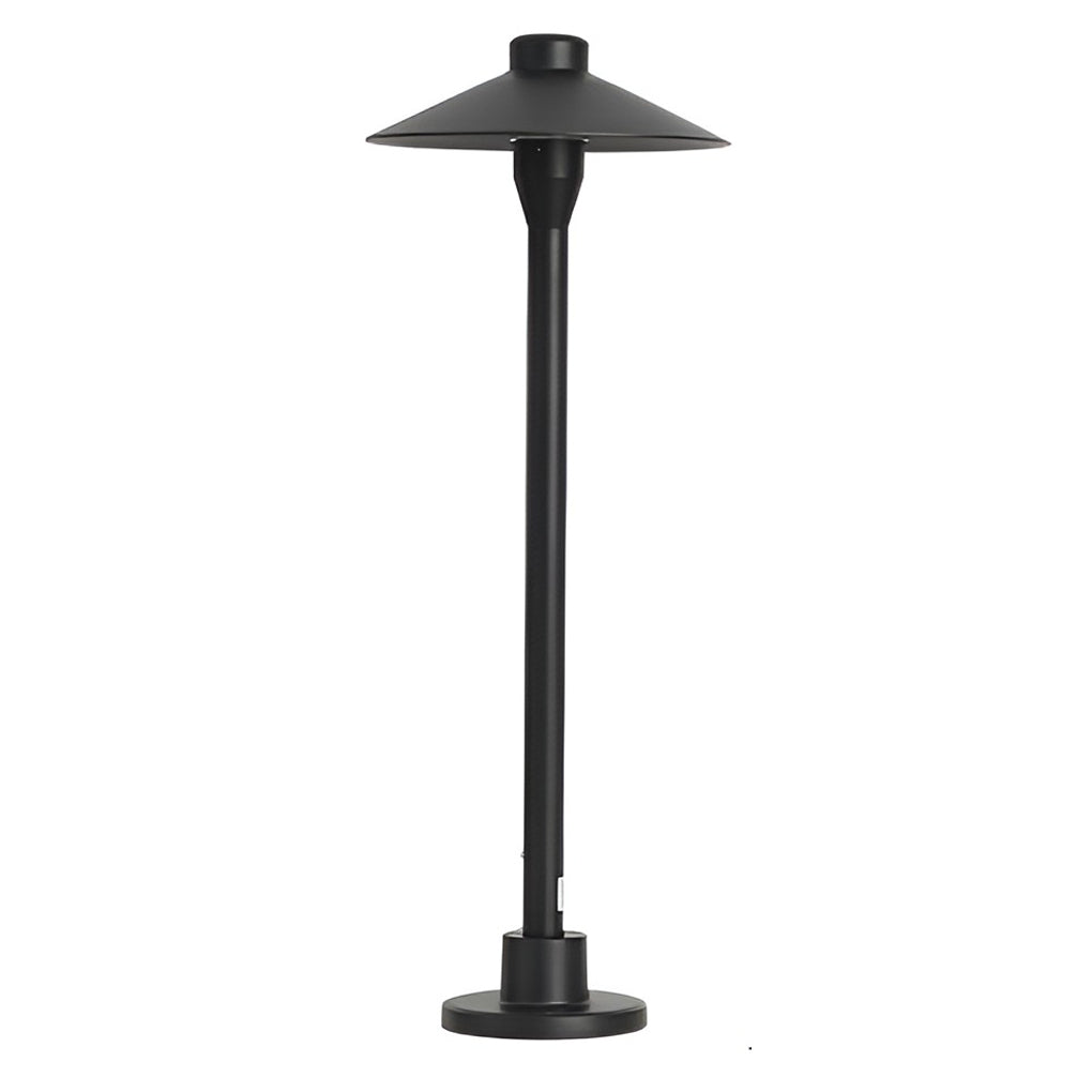 Outdoor LED Pathway Light Mushroom Style Black Aluminum Acrylic Garden Landscape Lamp