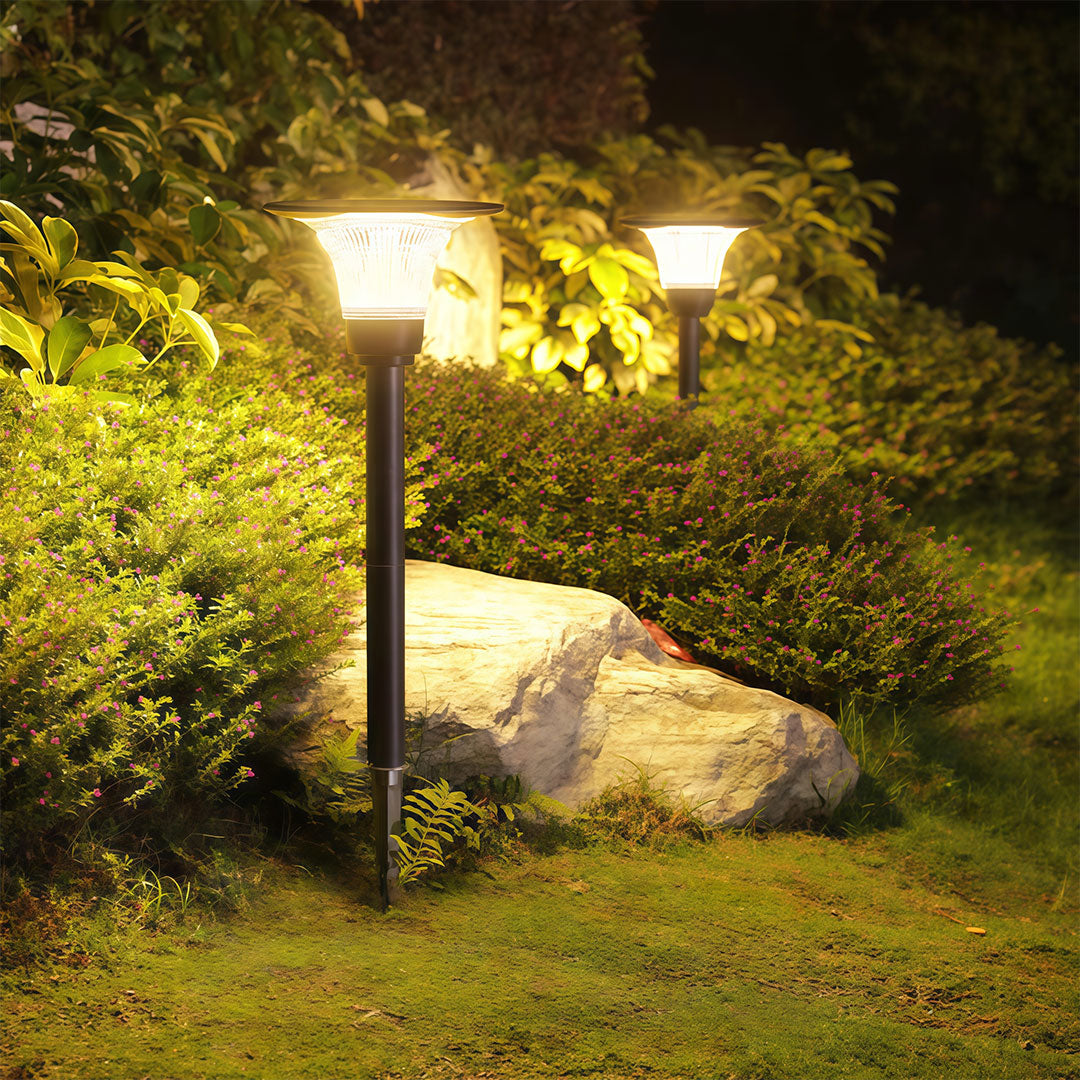 Pathway Light Solar LED Outdoor Waterproof Aluminum Garden Landscape Stake Lighting