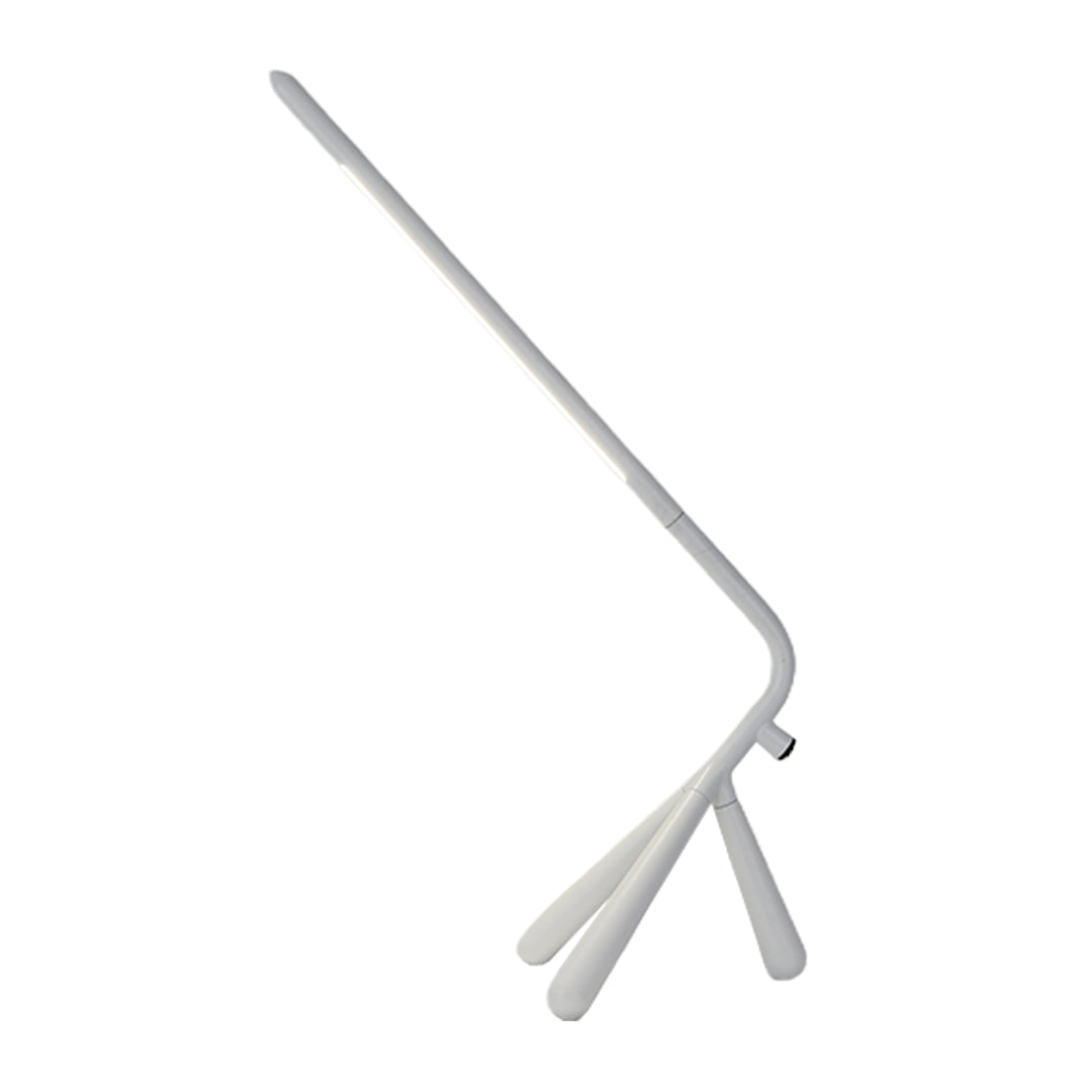 Desk Lamp Three Legged LED Dimmable Touch USB-C Iron Aluminum Minimalist Study Office