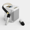 Portable Bluetooth Karaoke Speaker with Lights and Dual Mics