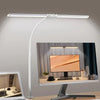 Double Head Dimmable LED Desk Lamp with Clamp for Home Office