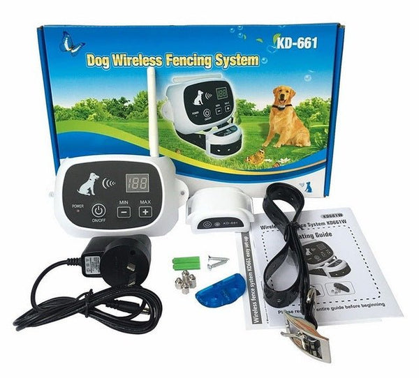 Wireless Dog Fence Collar System - Invisible and Waterproof