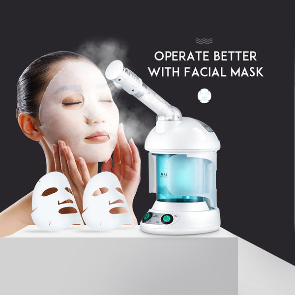 Professional Facial Steamer with Extendable 360° Rotating Arm