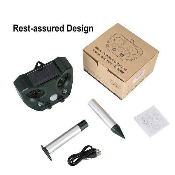 Outdoor Solar Ultrasonic Animal Repeller