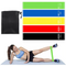 5 Piece Set Of Resistance Bands With Carry Bag