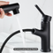 Modern Pull Out Bathroom Sink Faucet