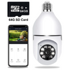 HD Wireless Outdoor WiFi Surveillance Light Bulb Security Camera With Motion Detection