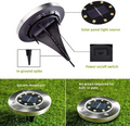 12 Led Solar Ground Lights Outdoor Waterproof