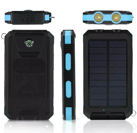 500000mAh - Portable and IP67 Waterproof Solar Power Bank