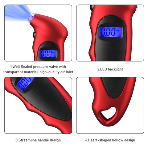 High-precision Digital Tire Pressure Gauge