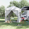 2m x 2m Outdoor Folding Gazebo Canopy - Pop Up Party Tent